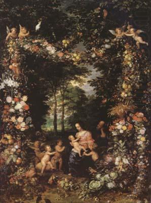 BRUEGHEL, Jan the Elder The Holy Family (mk08) china oil painting image